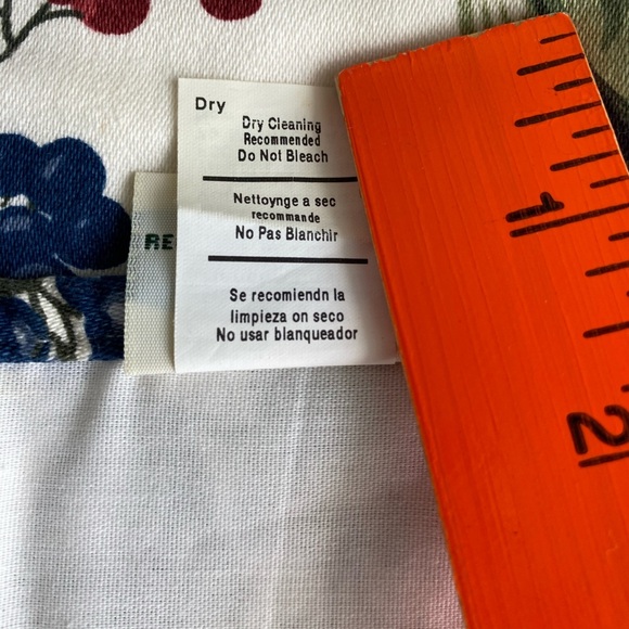 Vintage‎ Waverly Orchard Trail Set Of 2 Curtains Valances Scalloped Cottage Core - Picture 7 of 15